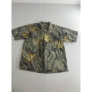 Tommy Bahama 100% Silk button up floral shirt size medium men’s